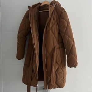 Andrew Marc Women's Brown Quilted Coat